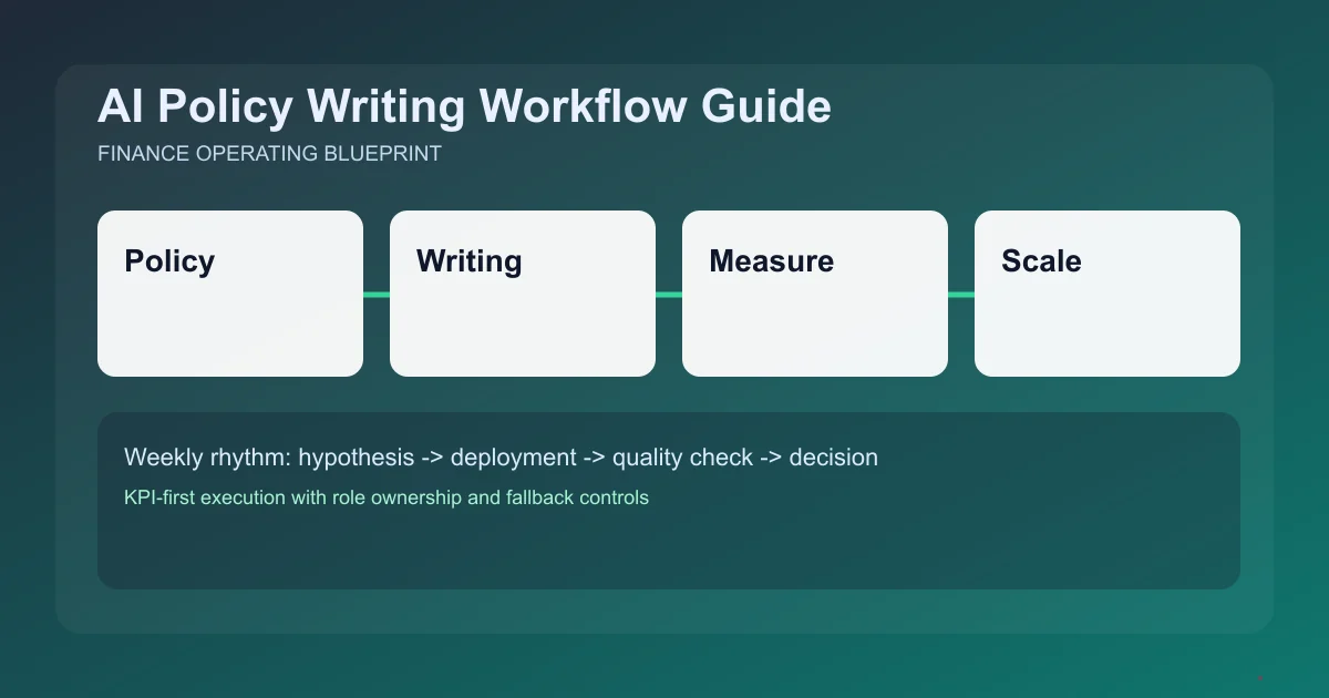 Editorial image for AI Policy Writing Workflow Guide