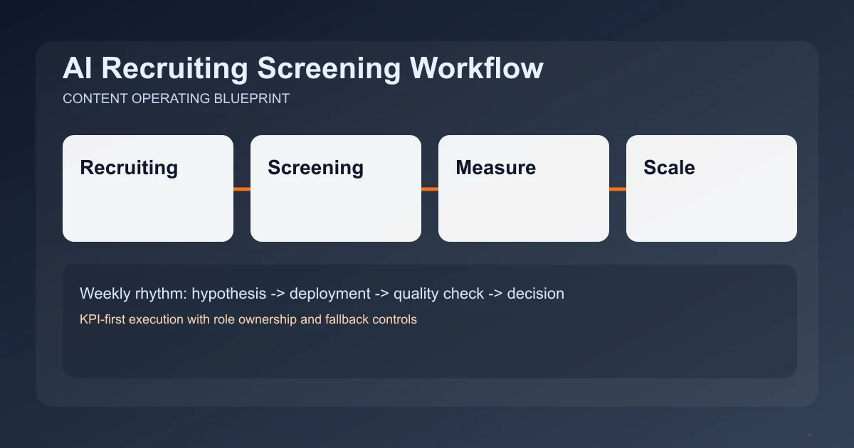 Editorial image for AI Recruiting Screening Workflow
