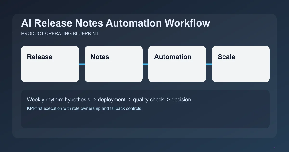 Editorial image for AI Release Notes Automation Workflow