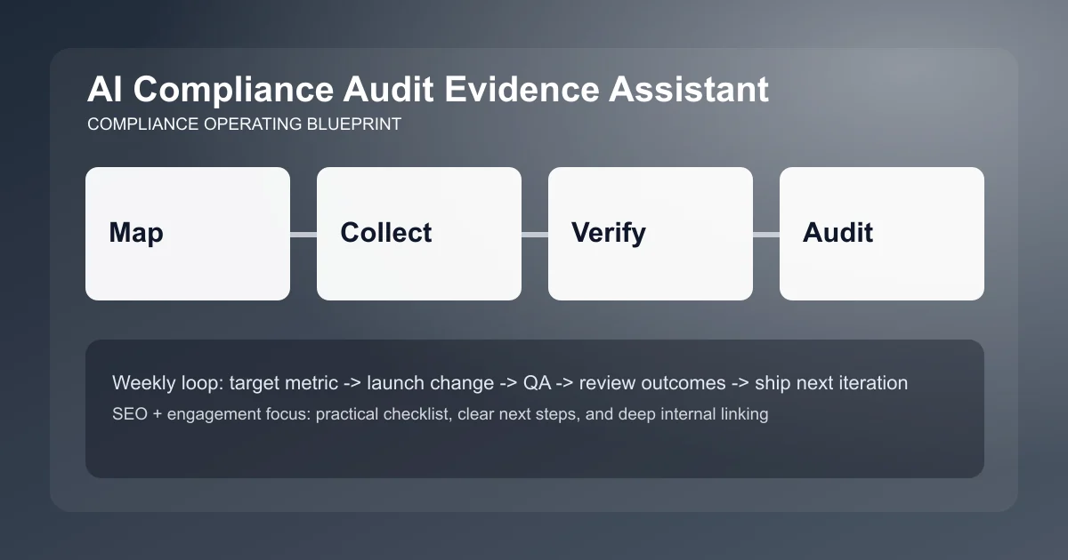 Compliance Audit Evidence Assistant visual workflow overview