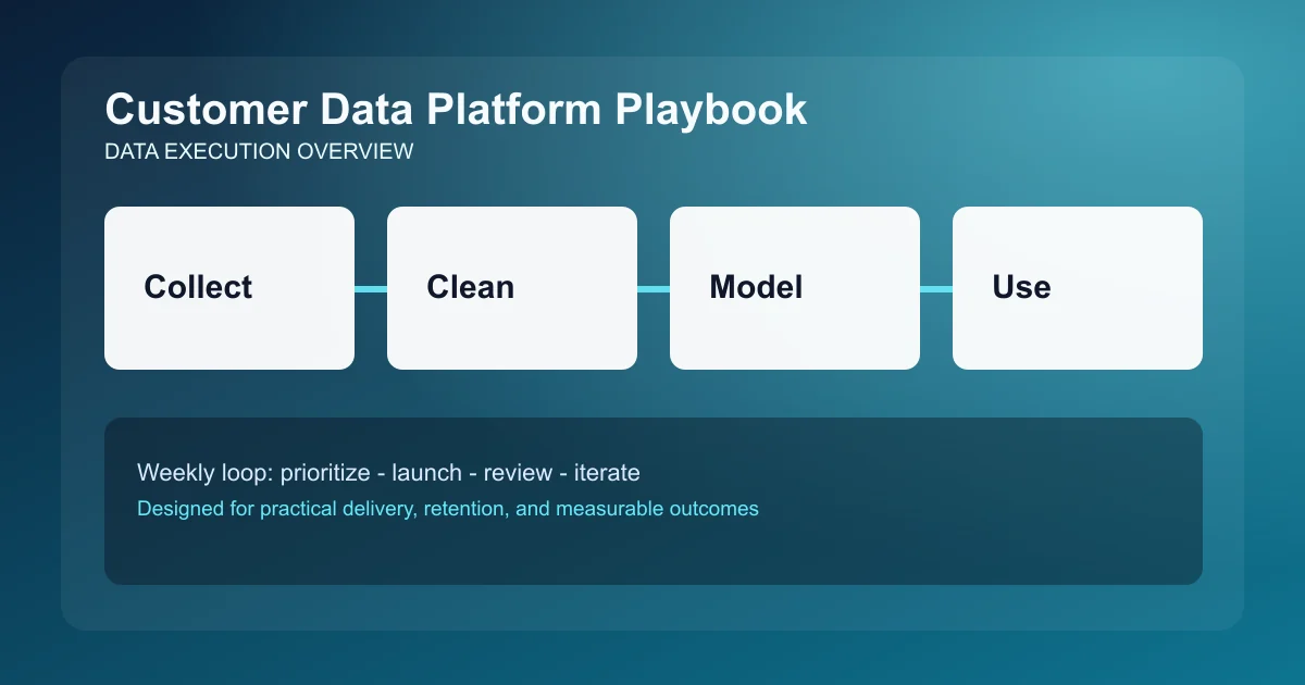 Customer Data Platform Playbook visual overview