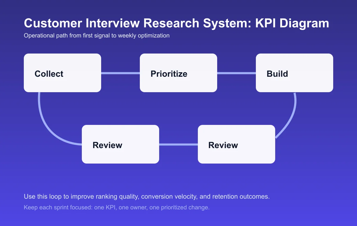 Customer Interview Research System process diagram