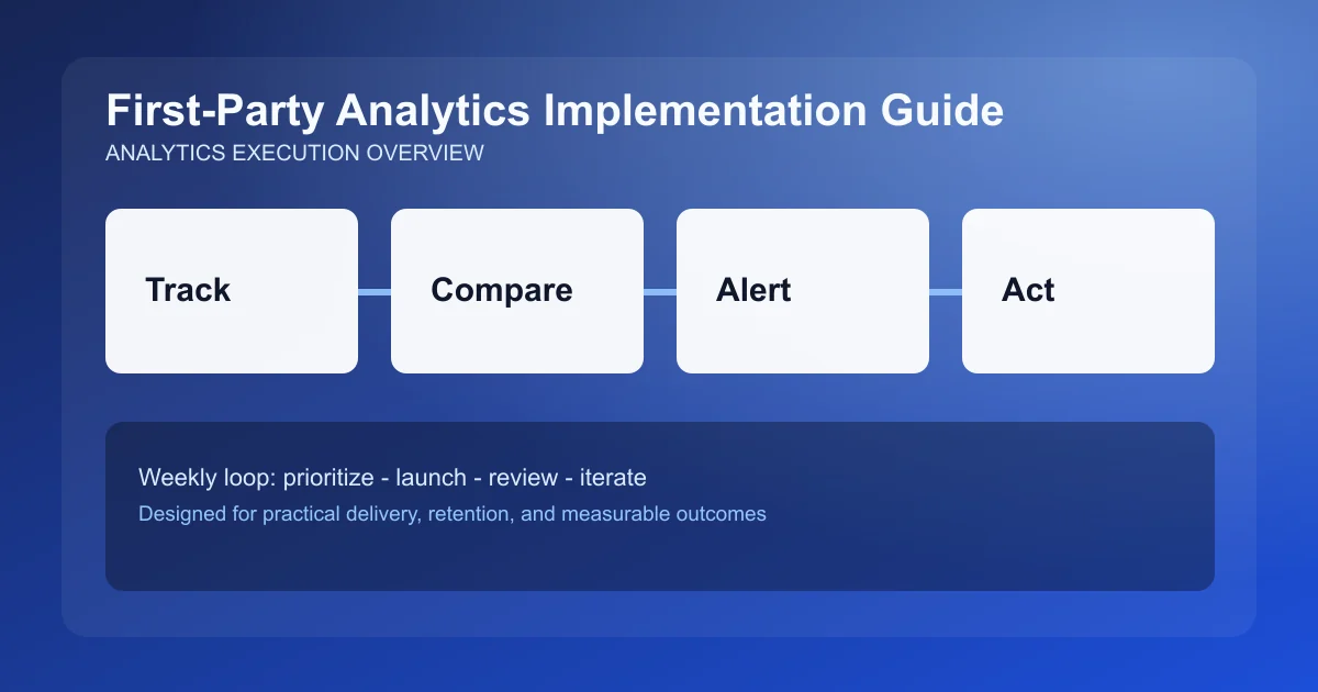 First-Party Analytics Implementation Guide visual overview