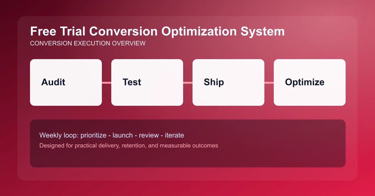 Free Trial Conversion Optimization System visual overview