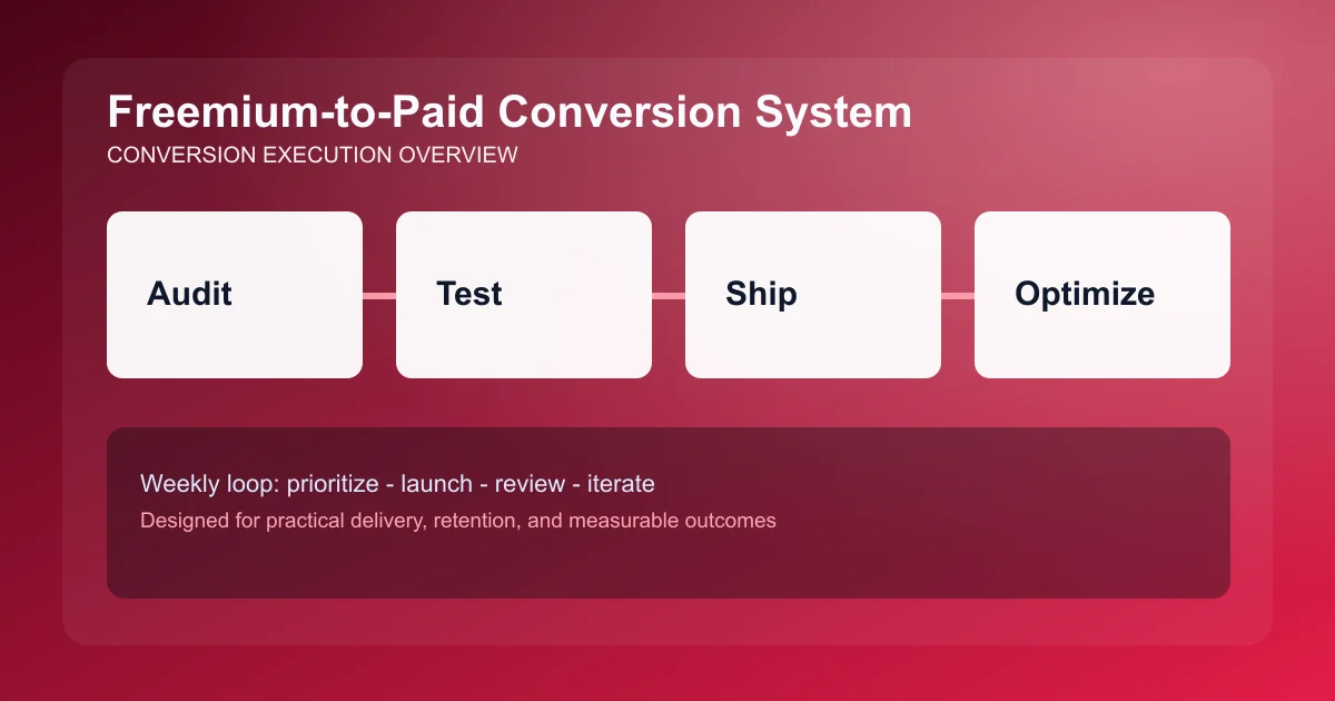 Freemium-to-Paid Conversion System visual overview