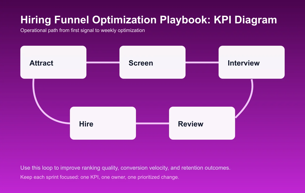 Hiring Funnel Optimization Playbook process diagram