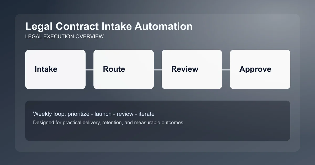 Legal Contract Intake Automation visual overview