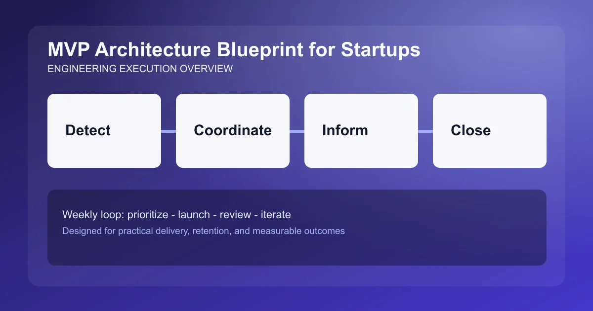 MVP Architecture Blueprint for Startups visual overview