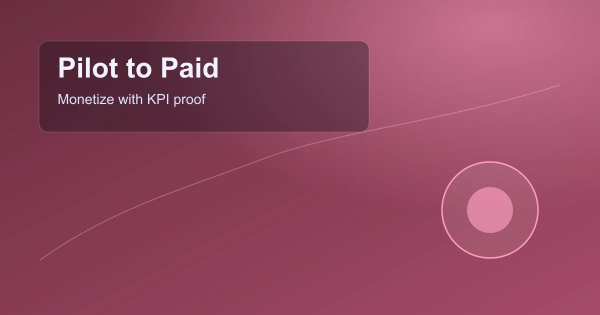 Pilot-to-paid conversion funnel for AI startups