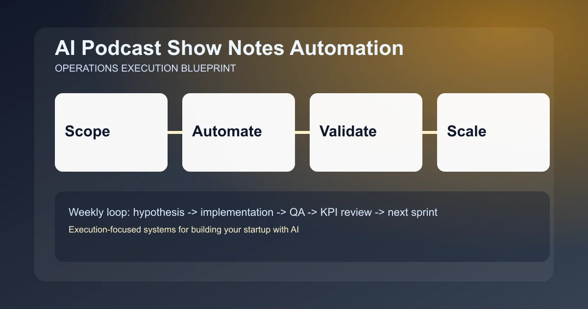 Editorial image for Podcast Show Notes Automation