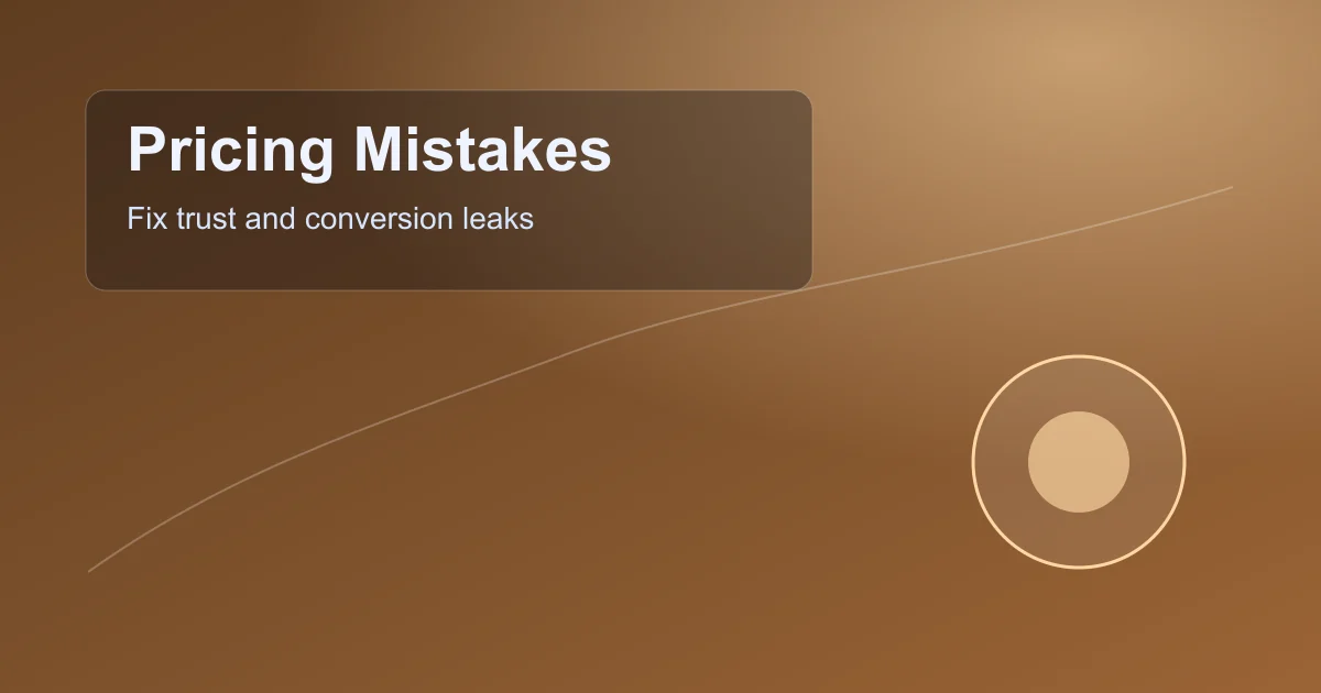 Common AI startup pricing pitfalls and fixes