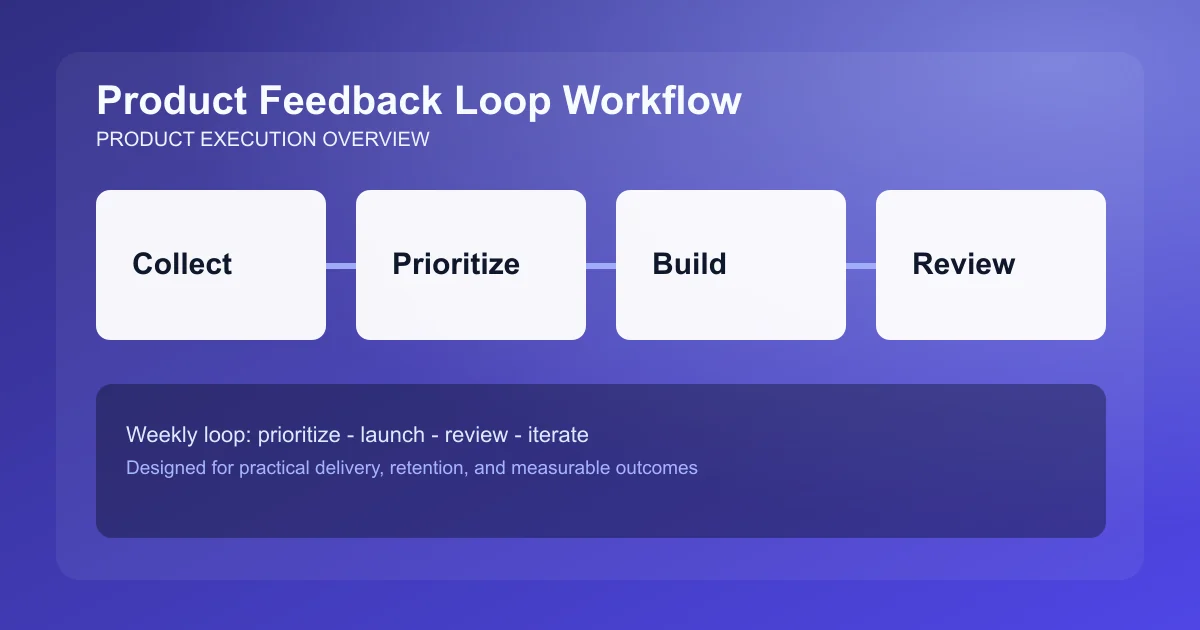Product Feedback Loop Workflow visual overview