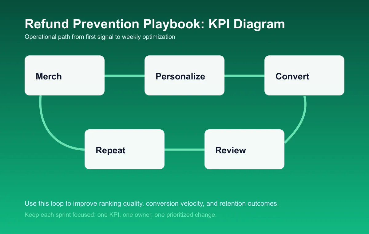 Refund Prevention Playbook process diagram