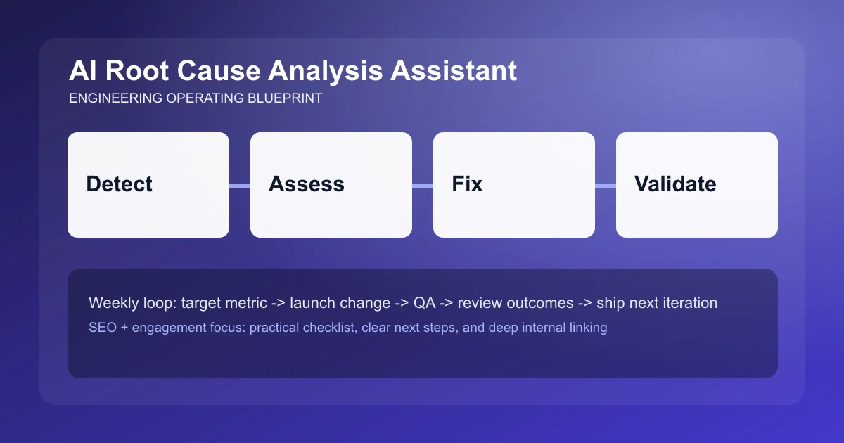 Root Cause Analysis Assistant visual workflow overview